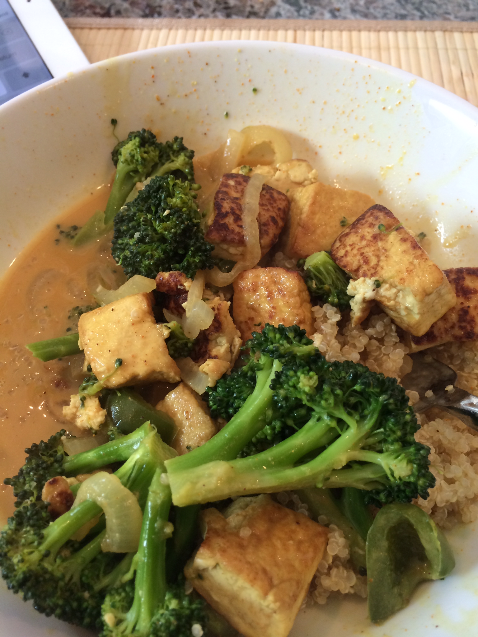 Awesome Easy Tofu Curry in a Hurry… #vegan