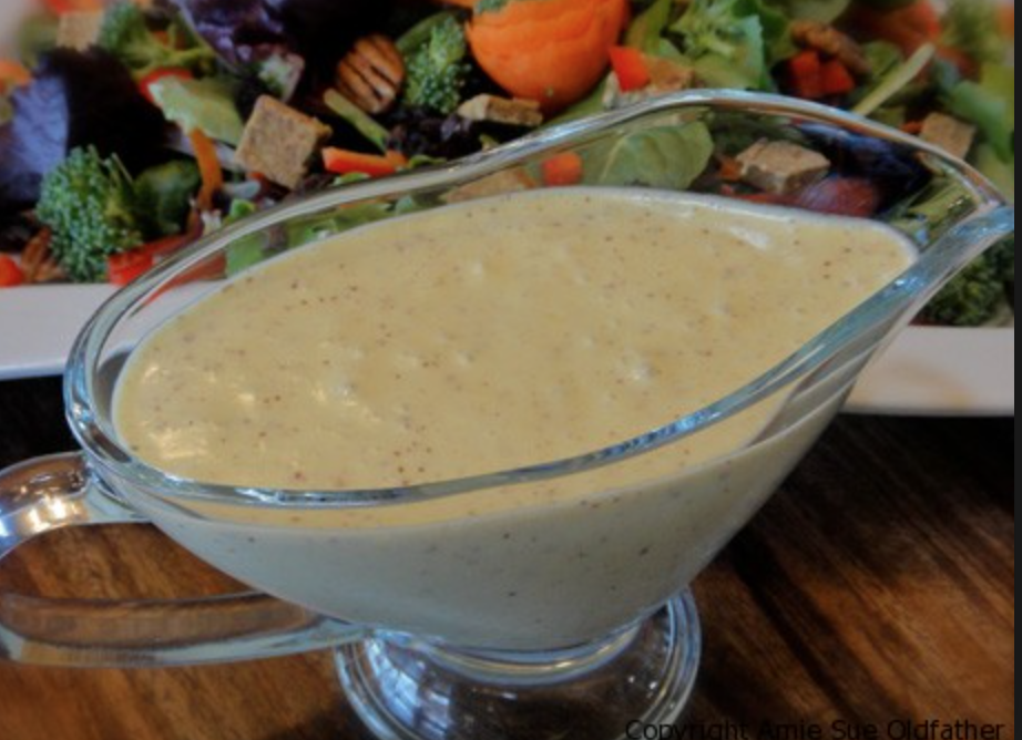 Simple Wonderful Dijon Maple Salad Dressing (Think #vegan honey dijon)