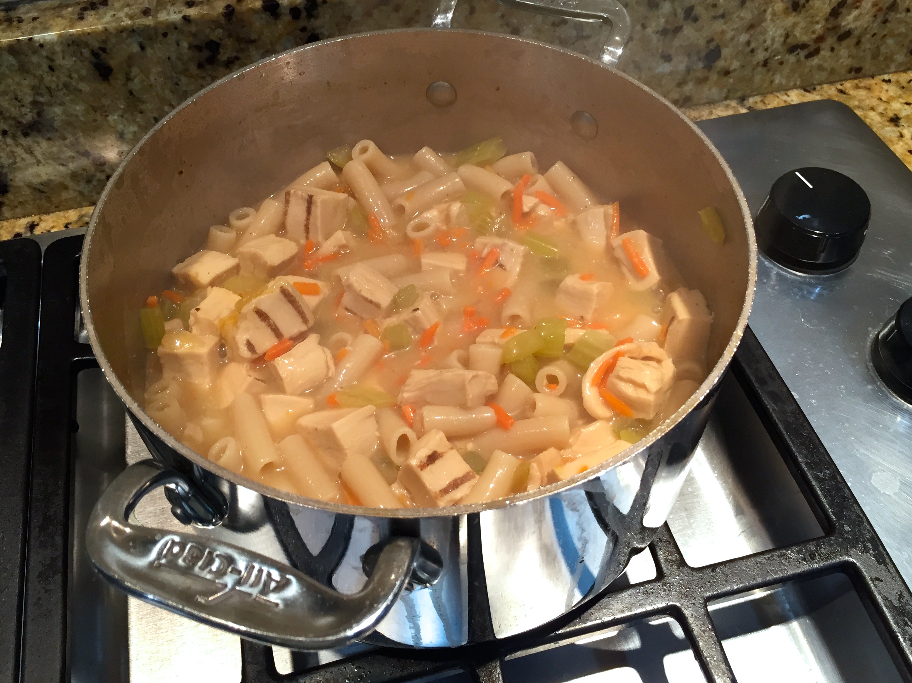 PopVeg “Feel Better” Chick’n Noodle Soup – #vegan